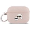 Etui Karl Lagerfeld do AirPods Pro Monogram Karl & Choupette – Różowe